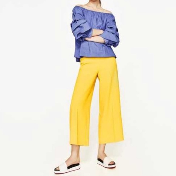 Zara High Waist Culottes